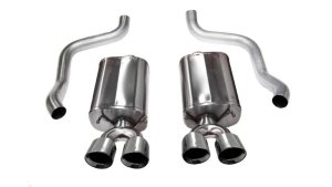 Chevrolet Camaro Performance Exhaust - Dual Rear Exit - CORSA Performance - Axle-Back Sport - Polished - 2016